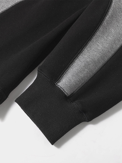 Свитшот PUFF COLLEGE STAR (размер M, цвет Черный-Серый)