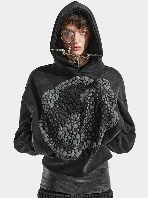 Худи EYECHE PUFF (размер XL, цвет Черный)