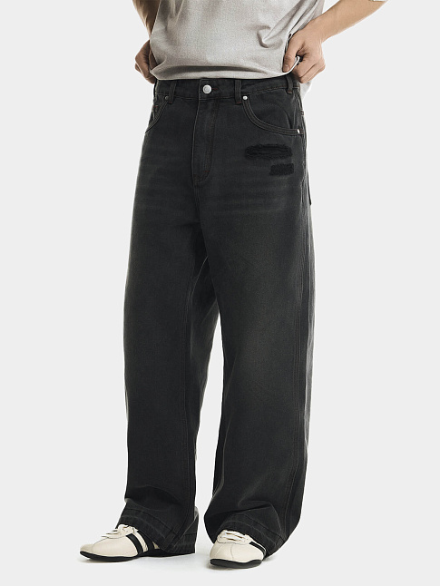 Джинсы DE MON PERE (размер S, цвет Черный)