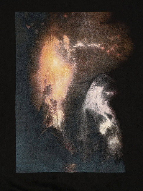 Худи BURNING CASTLE (размер S, цвет Черный)