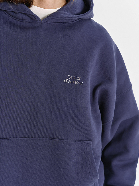 Худи LOGO DE BASE 04 (размер L, цвет Синий)