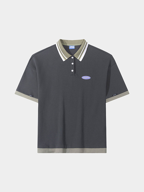 Рубашка поло (размер M, цвет Серый)