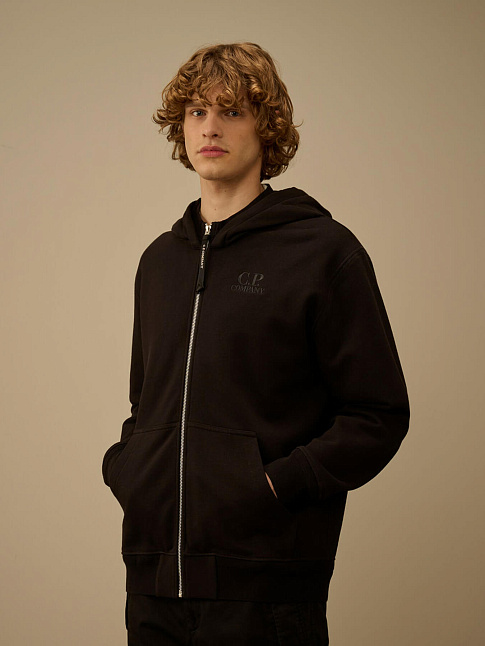 Худи DIAGONAL RAISED FLEECE ZIP (размер XL, цвет 999)
