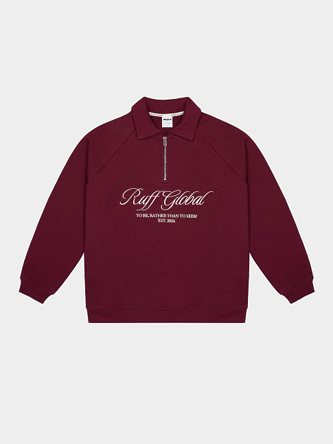 Толстовка HALFZIP SPORT (размер XL, цвет Бордовый)