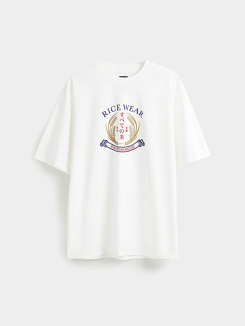 Футболка RICE FOR EVERYONE (размер XXL, цвет Белый)