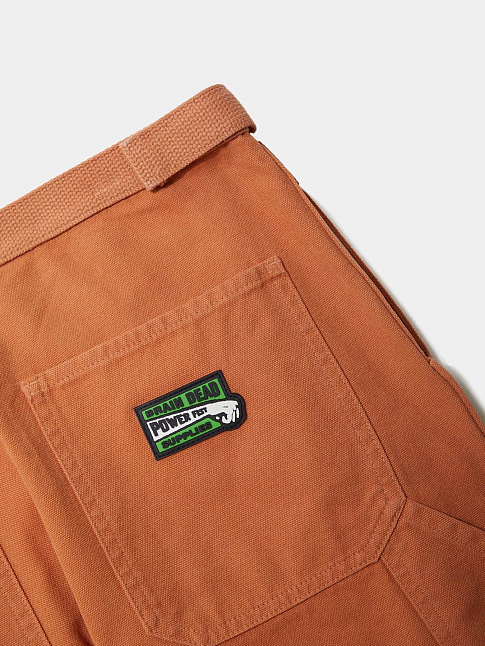 Брюки WASHED HARD WARE (размер XL, цвет Коричневый)