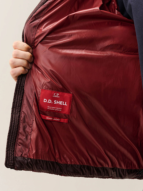 Пуховик D.D. SHELL HOODED PUFFER (размер L, цвет 592)