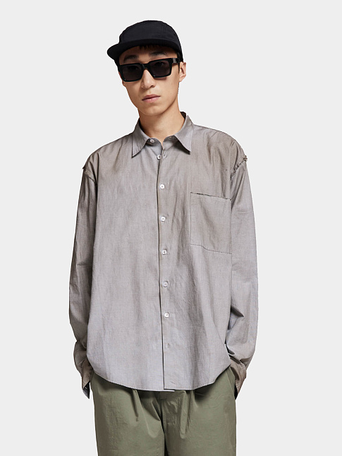 Рубашка ERZIN OVERSIZED (размер M, цвет Темно-зеленый)