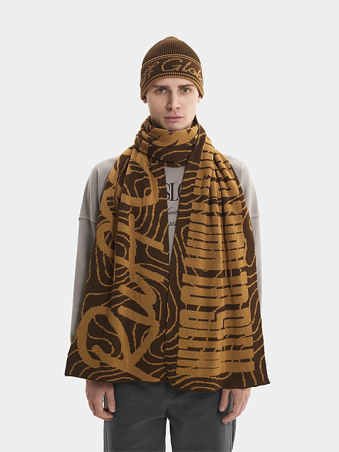 Шарф TBRTS (размер one size, цвет Коричневый)