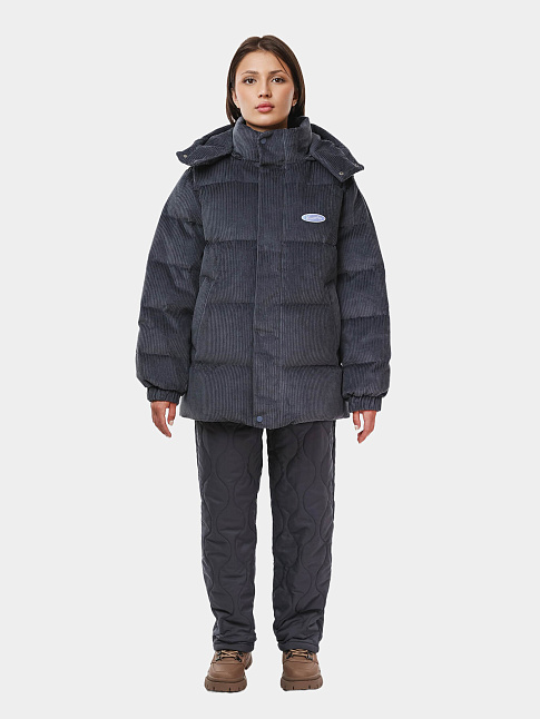 Пуховик VELVET (размер L, цвет Темно-серый)