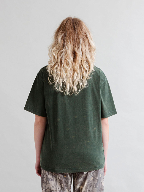 Футболка ʎSƎɹƎH (размер XL, цвет Зеленый)