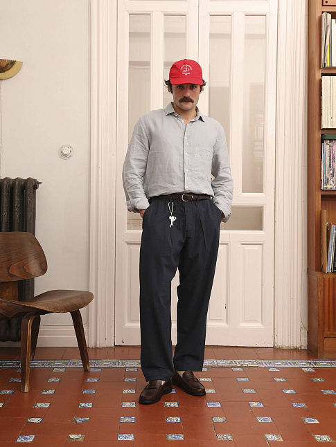 Рубашка LINEN BOXY (размер XL, цвет Голубой)