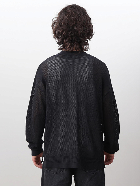 Кардиган HEMP MESH (размер S, цвет Черный)