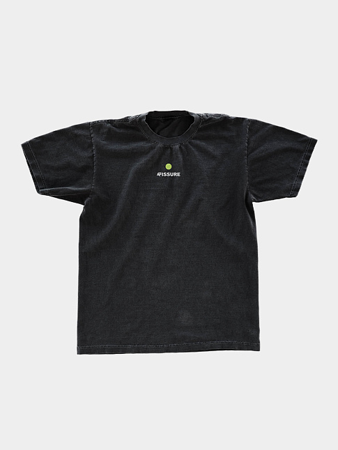 Футболка круг (размер L, цвет Черный)