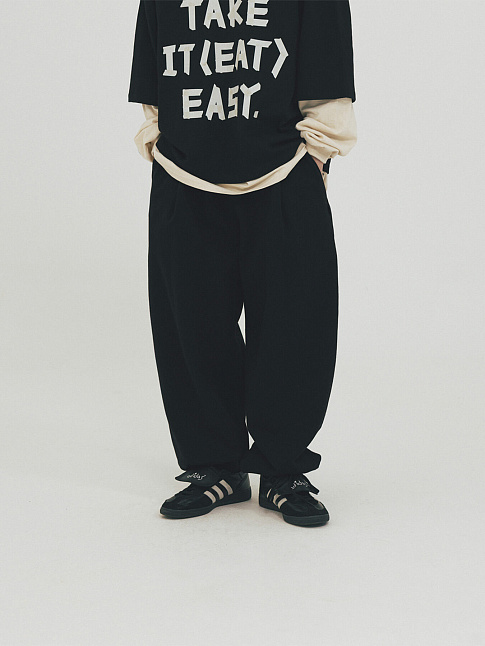 Брюки LOOSE FIT JOGGER SWEAT (размер M, цвет Черный)