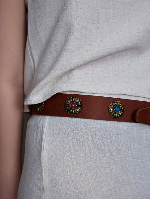 Ремень BELT 6 (размер one size, цвет Коричневый)