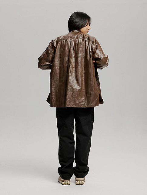 Овершот COATED WORK (размер M, цвет Коричневый)