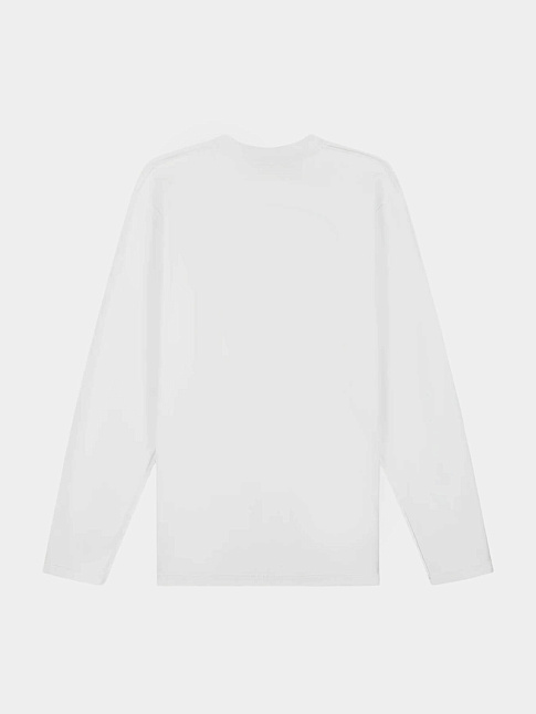 Лонгслив BACK CIRCLE LOGO (размер 3XL, цвет Белый)