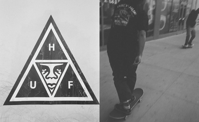 Коллаборация Obey x HUF