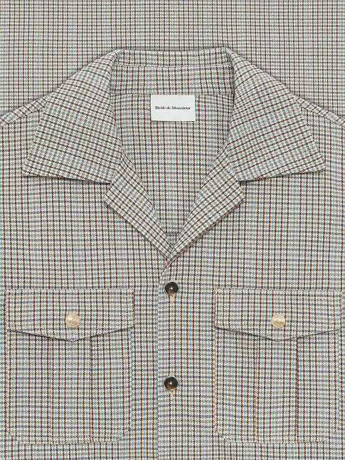 Рубашка SURCHEMISE A CARREAUX (размер M, цвет Бежевый)