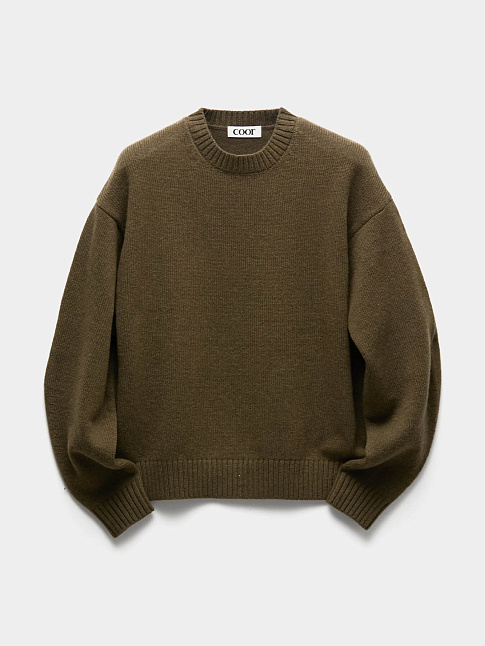 Свитер WOOL CROPPED (размер M, цвет Хаки)
