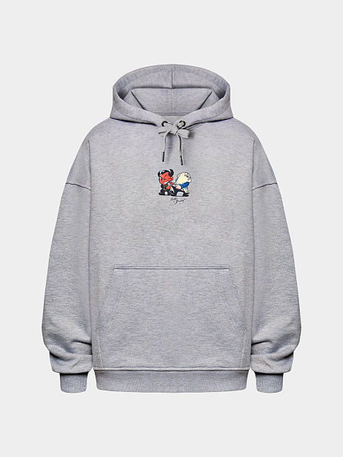 Худи SPOOKY EPISODE 3 (размер L, цвет Серый)