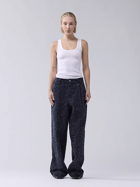 Брюки SPRAY REWORKED (размер 34, цвет Синий)