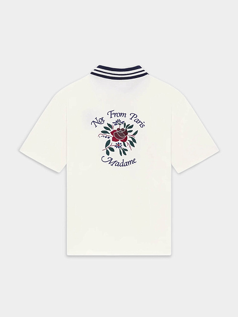 Рубашка PIQUEE SLOGAN ROSE (размер M, цвет Белый)