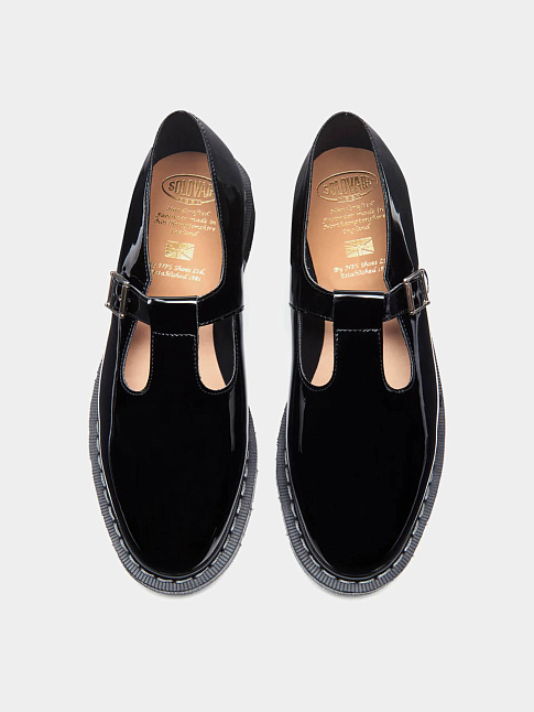 Туфли Black Patent Mary Jane (размер 39 1/2, цвет Черный )