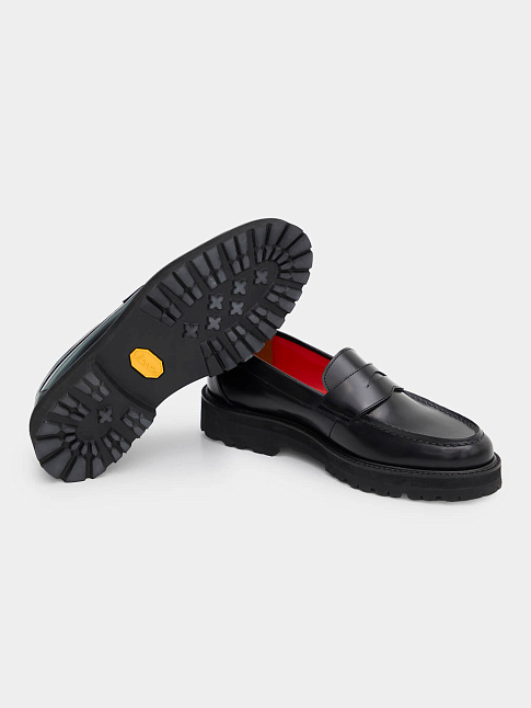 Лоферы BASIC COIN LOAFER BY TOMO AND CO (размер 43, цвет Черный)