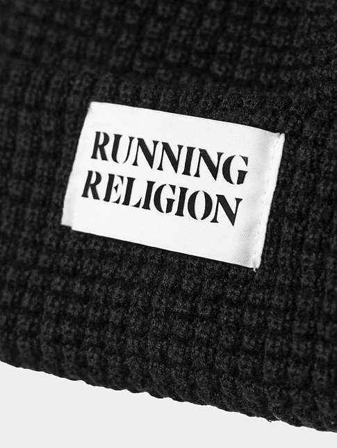 Шапка TWO LAYER WATCH BEANIE LOGO (размер one size, цвет Черный)