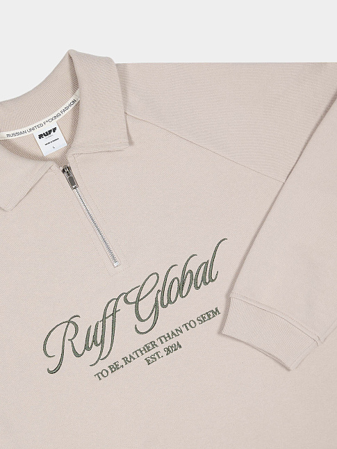 Толстовка HALFZIP SPORT (размер L, цвет Бежевый)