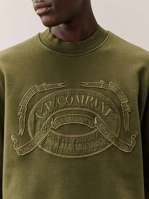 Свитшот FLEECE CREWNECK LOGO (размер L, цвет 683)