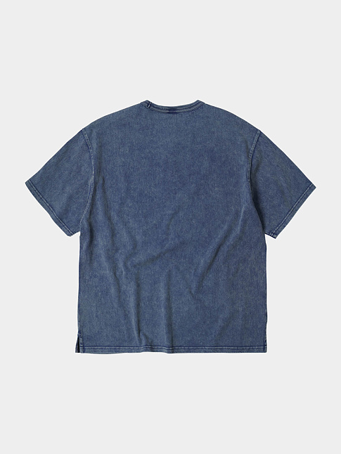 Футболка OG VINTAGE DYEING HALF (размер L, цвет Синий)