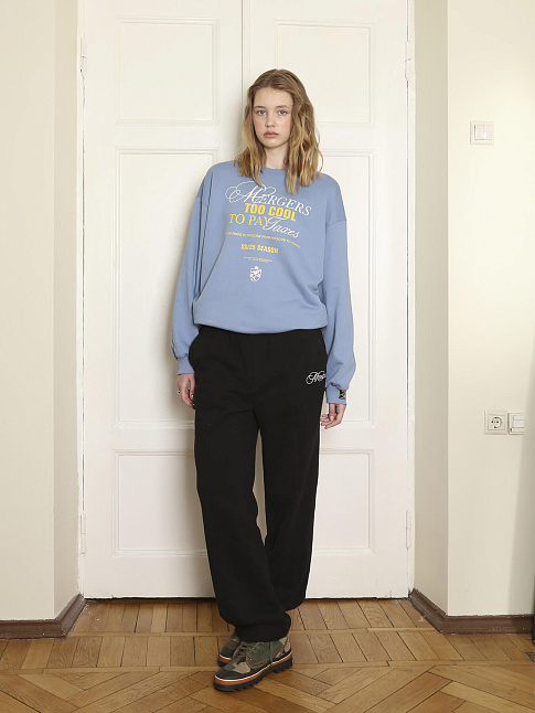 Свитшот HEAVYWEIGHT (размер L, цвет Голубой)