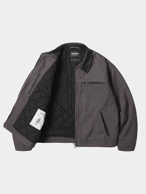 Куртка HEAVY CANVAS DESTROYED WORK (размер L, цвет Серый)