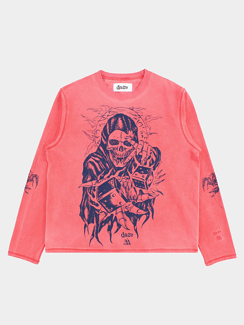 Лонгслив GOOD LUCK (размер XXL, цвет Красный)