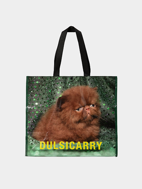 Сумка Недовольная кошка (размер one size, цвет Разноцветный)