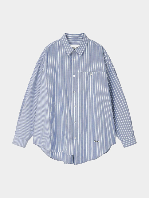 Рубашка UNBALANCE PATCH BIG (размер L, цвет Голубой)