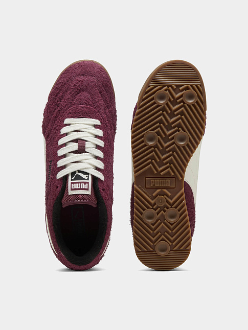 Кроссовки ROMA ANNIVERSARIO SUEDE (размер 44 1/2, цвет Бордовый-Белый)