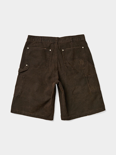 Шорты WASHED CANVAS CARPENTER (размер M, цвет Коричневый)