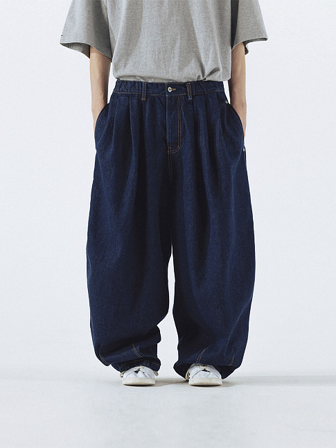 Джинсы RIGID INDIGO DENIM BALLOON (размер L, цвет Синий)