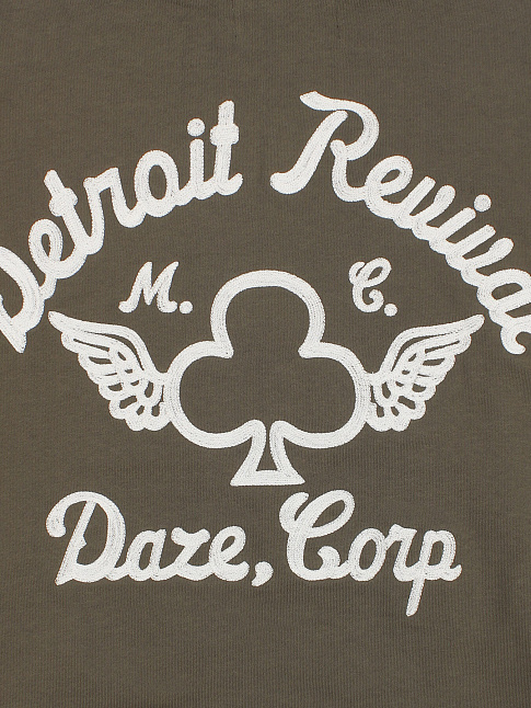 Худи Detroit Revival M.C. (размер XXL, цвет Хаки)