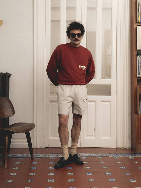 Свитшот RUBY RELAXED (размер L, цвет Красный)