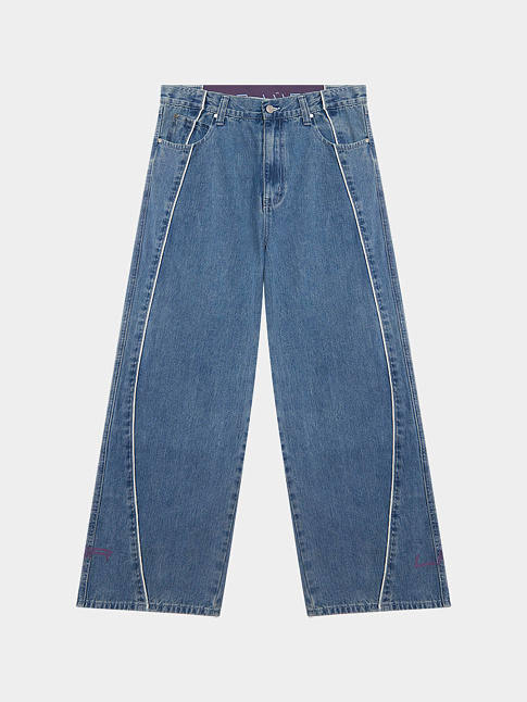 Джинсы LIGNE BLANCHE (размер L, цвет Голубой)