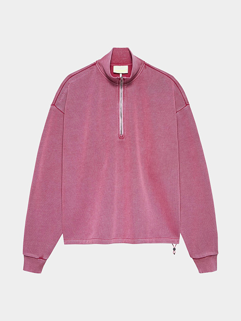 Свитшот PLATE HALF-ZIP (размер XL, цвет Розовый)