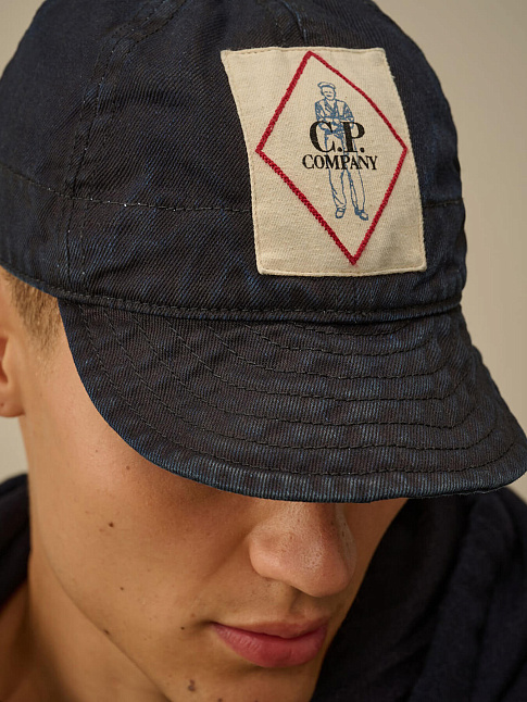 Кепка 3/4 PLATED DENIM LOGO (размер one size, цвет D08)