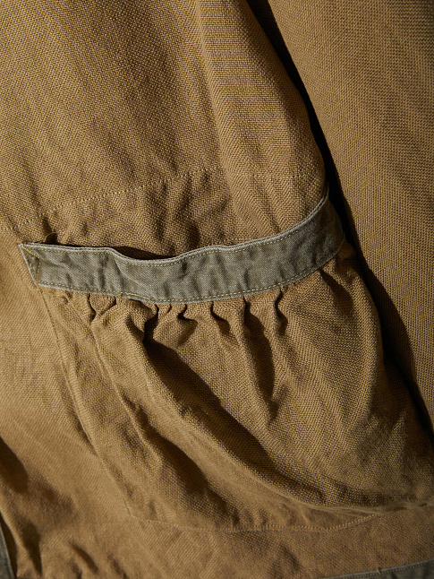 Куртка FRENCH WORK LINEN PIN OX (размер 52, цвет Хаки)
