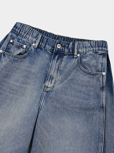 Джинсы SIDE PANEL BALLOON (размер M, цвет Голубой)