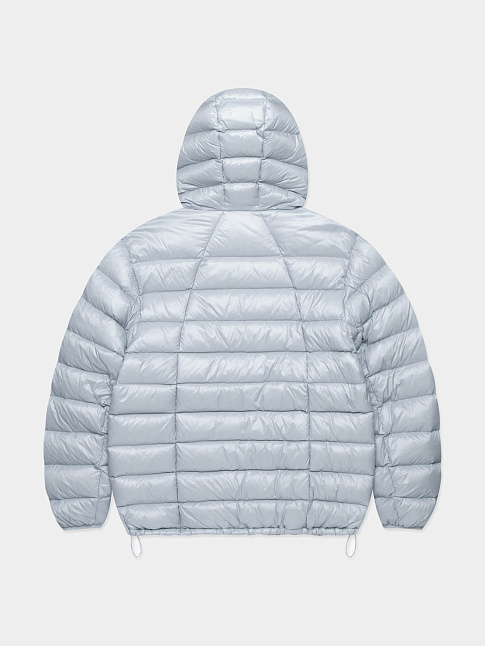 Пуховик OVAL GLOBE LIGHT WEIGHT HOODED DOWN (размер M, цвет Светло-серый)
